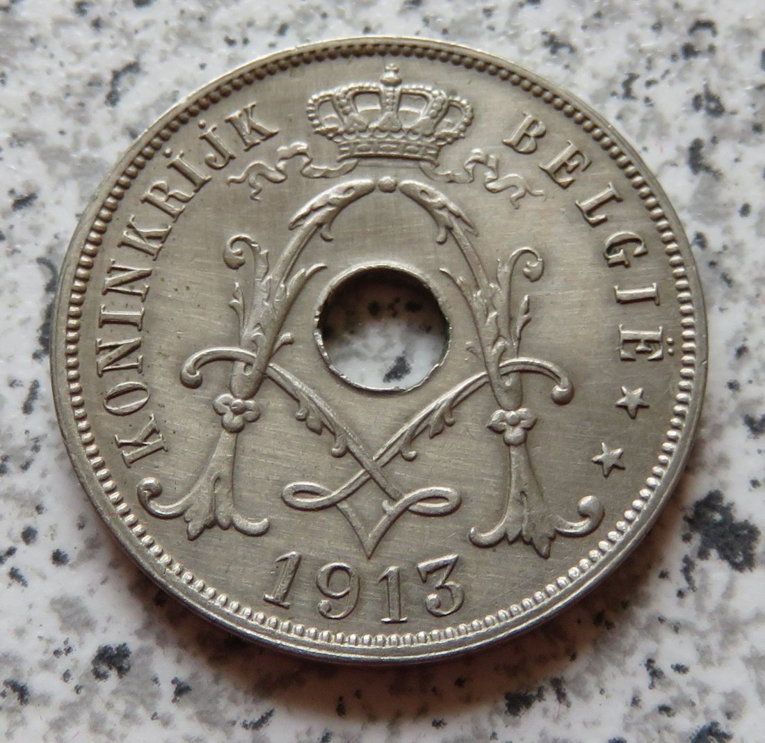  Belgien 25 Centimes 1913, flämisch   