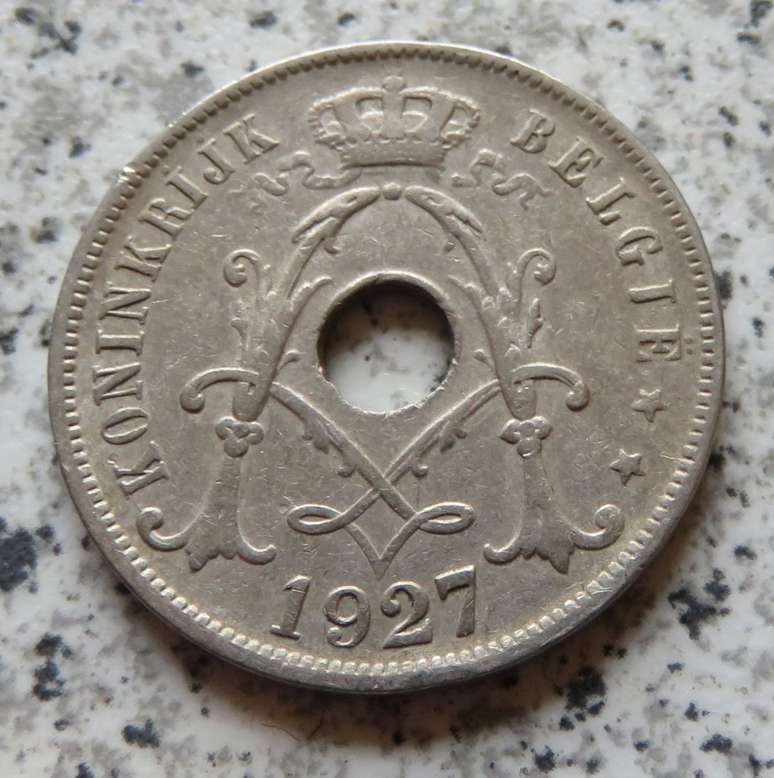  Belgien 25 Centimes 1927, flämisch   