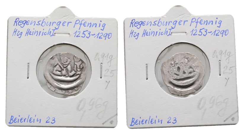  Altdeutschland; Regensburg; Pfennig; Heinrich I   