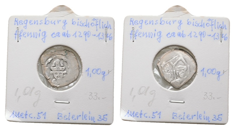  Altdeutschland; Regensburg; Pfennig   