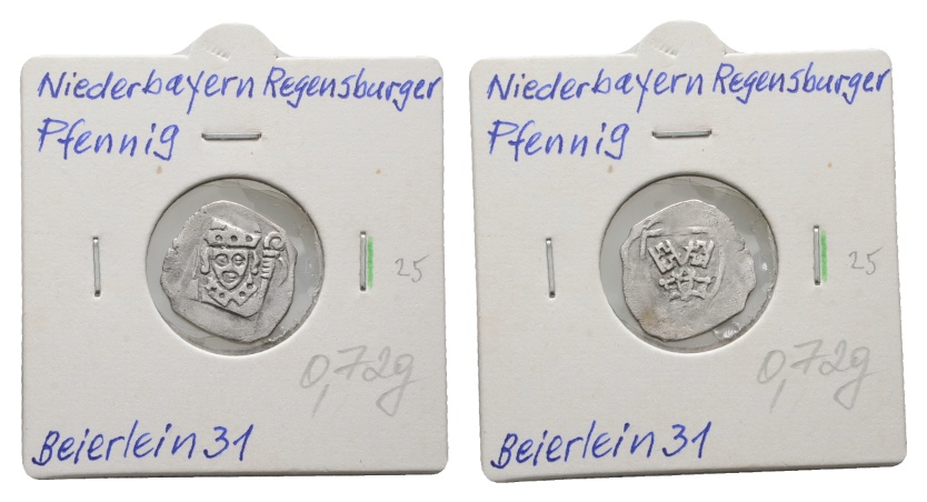  Altdeutschland; Regensburg; Pfennig   