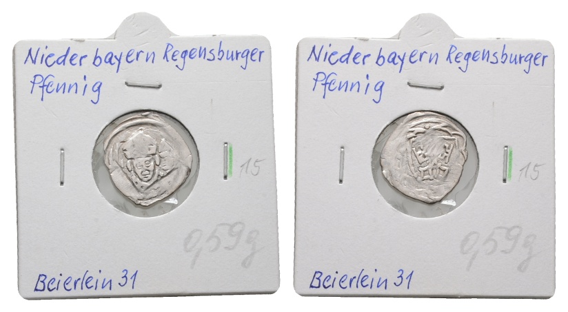  Altdeutschland; Regensburg; Pfennig   