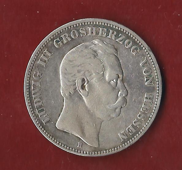  5 Mark Hessen 1875 Koblenzer Münzen Studio Koblenz Frank Maurer AH74   