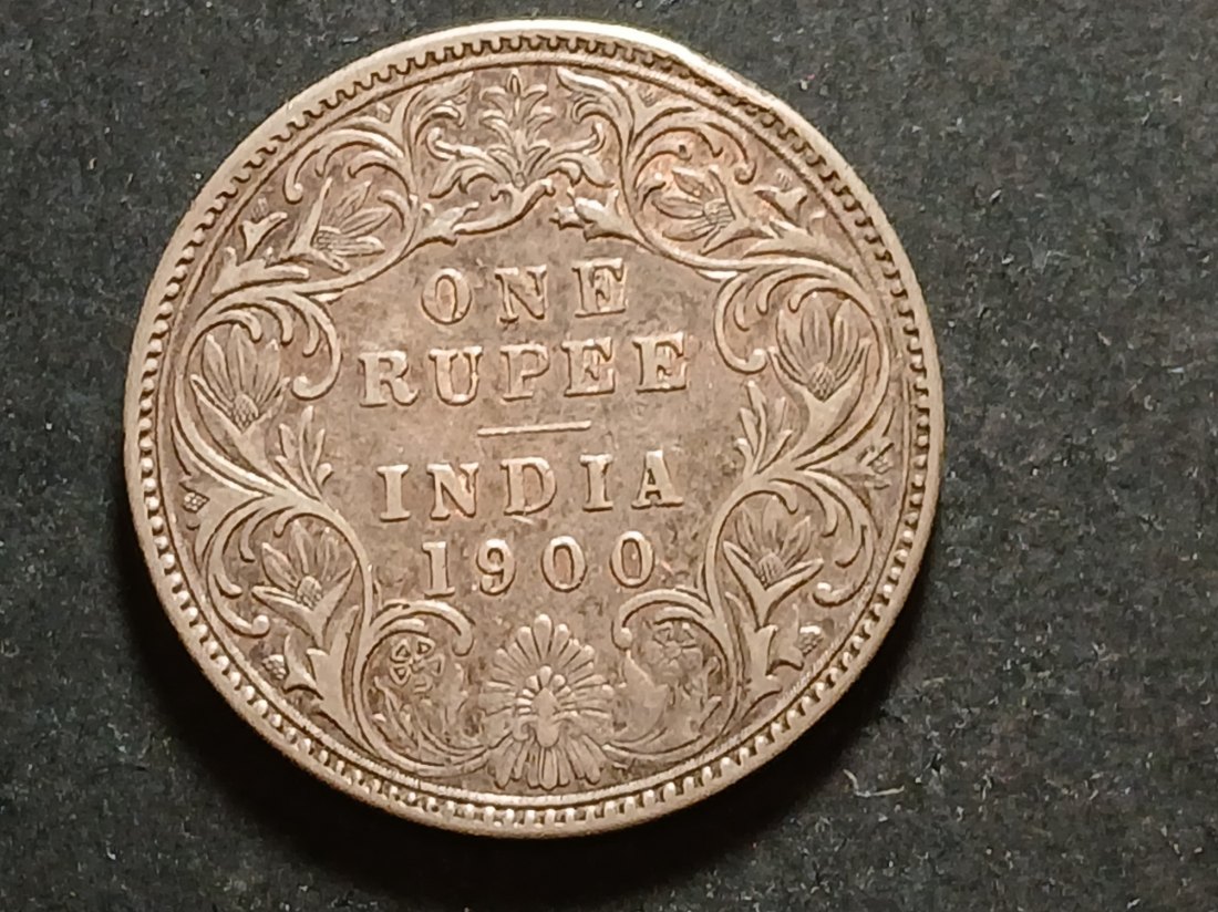  Britisch-Indien - 1 Rupeee 1900   