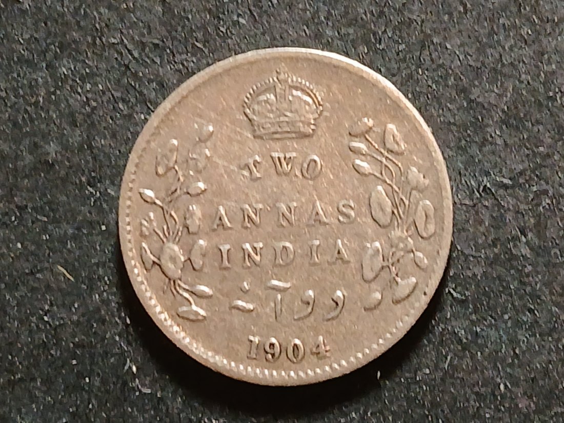  Britisch-Indien - Two Annas 1904   