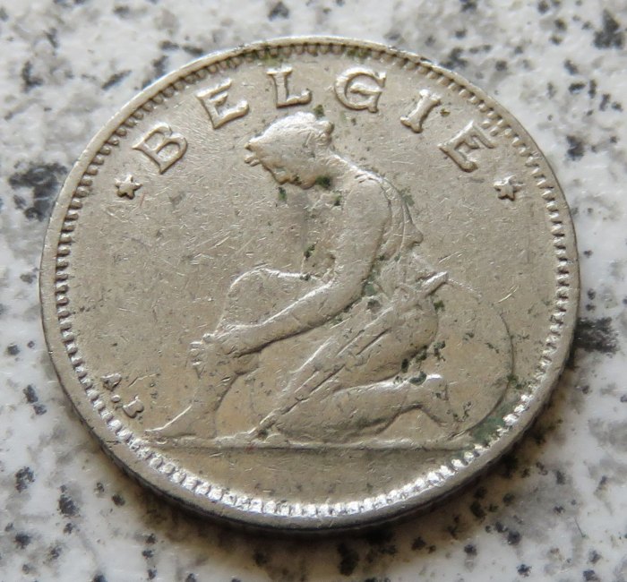  Belgien 50 Centimes 1923, flämisch   