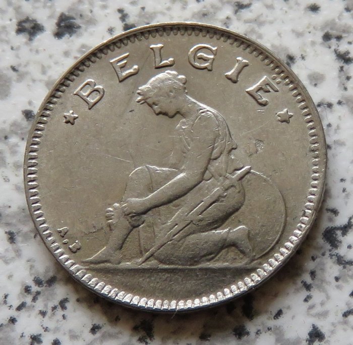  Belgien 50 Centimes 1928, flämisch   