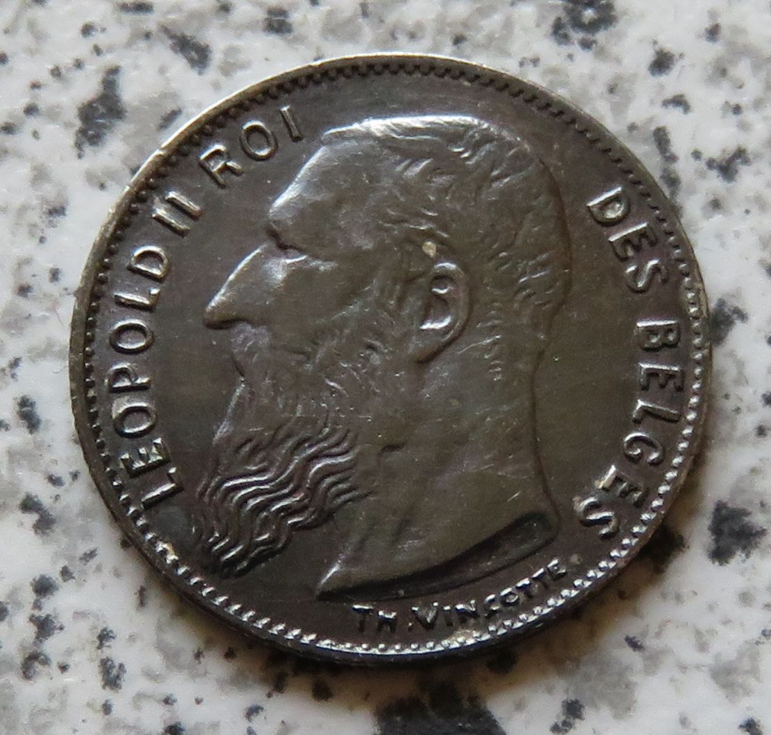  Belgien 50 Centimes 1909, französisch   