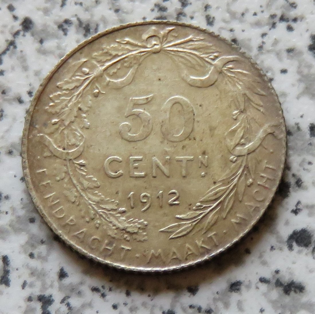  Belgien 50 Centimes 1912, flämisch   