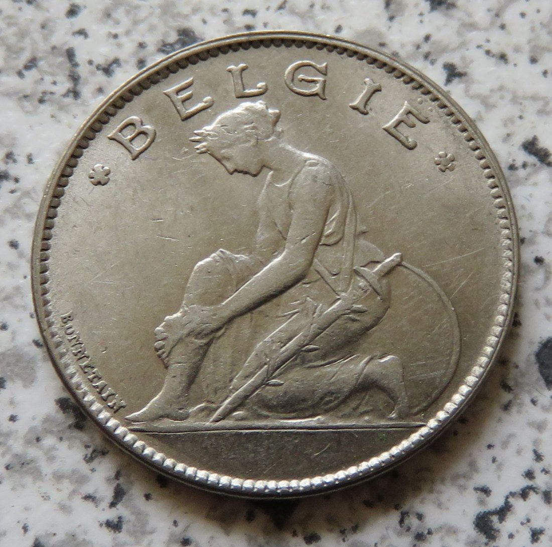  Belgien 1 Franc 1922, flämisch   