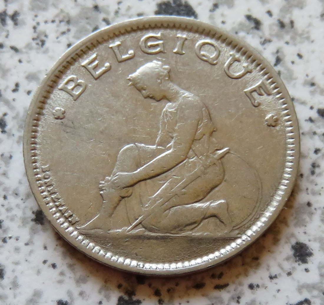  Belgien 1 Franc 1934, französisch   