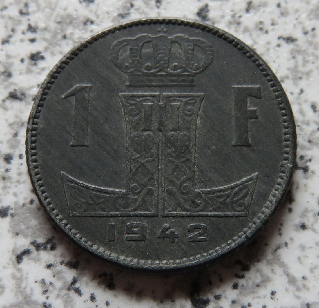  Belgien 1 Franc 1942, flämisch   