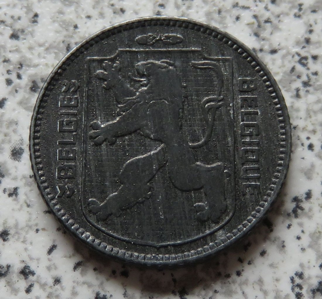  Belgien 1 Franc 1944, flämisch, Erhaltung   