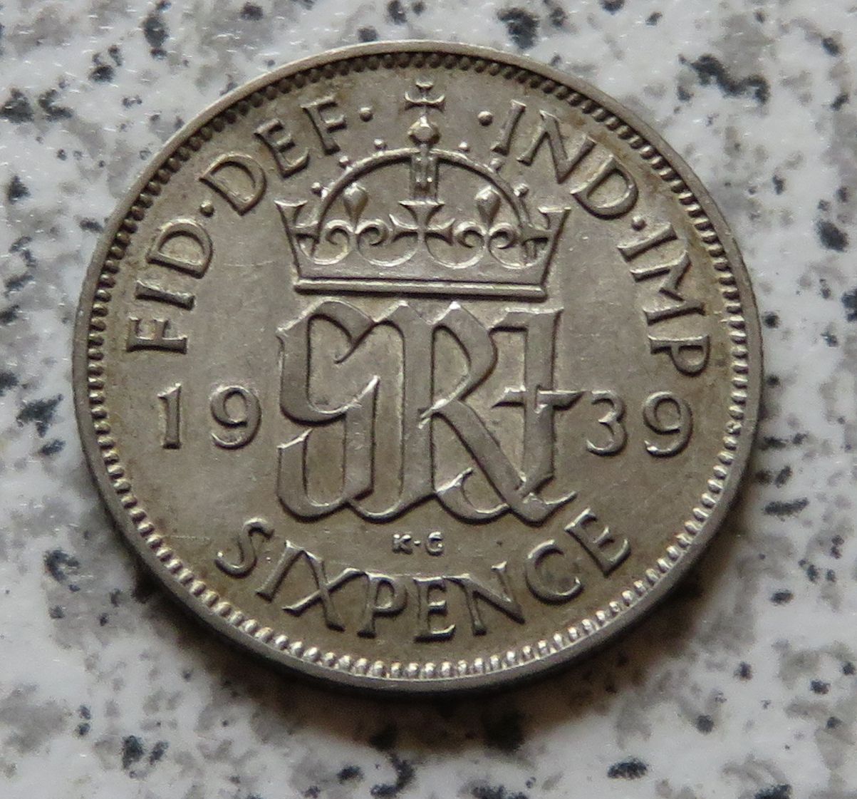  Großbritannien 6 Pence 1939   