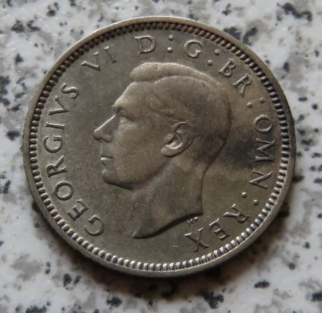  Großbritannien 6 Pence 1939   