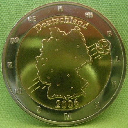  BRD 2 Euro 2006 Fußball WM, Probe   