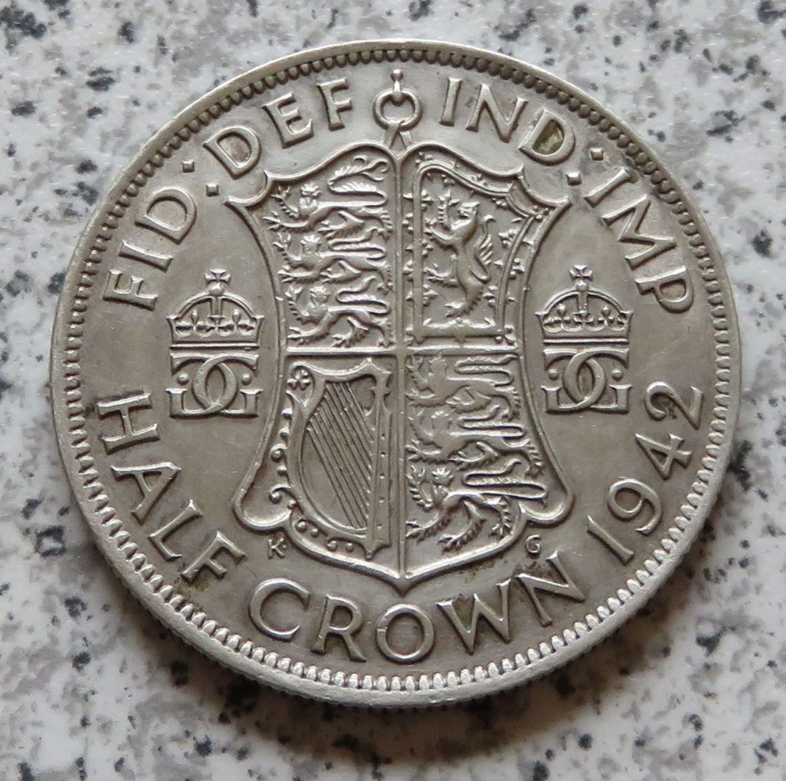  Großbritannien half Crown 1942   