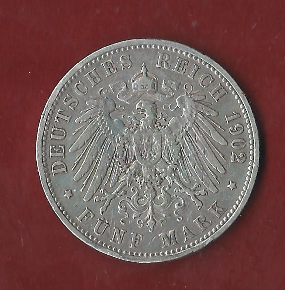  3 Mark Bayern 1902 Koblenzer Münzen Studio Koblenz Frank Maurer AH143   