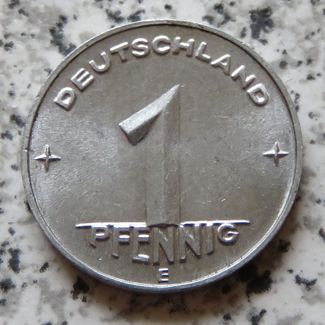  DDR 1 Pfennig 1950 E, bfr.   