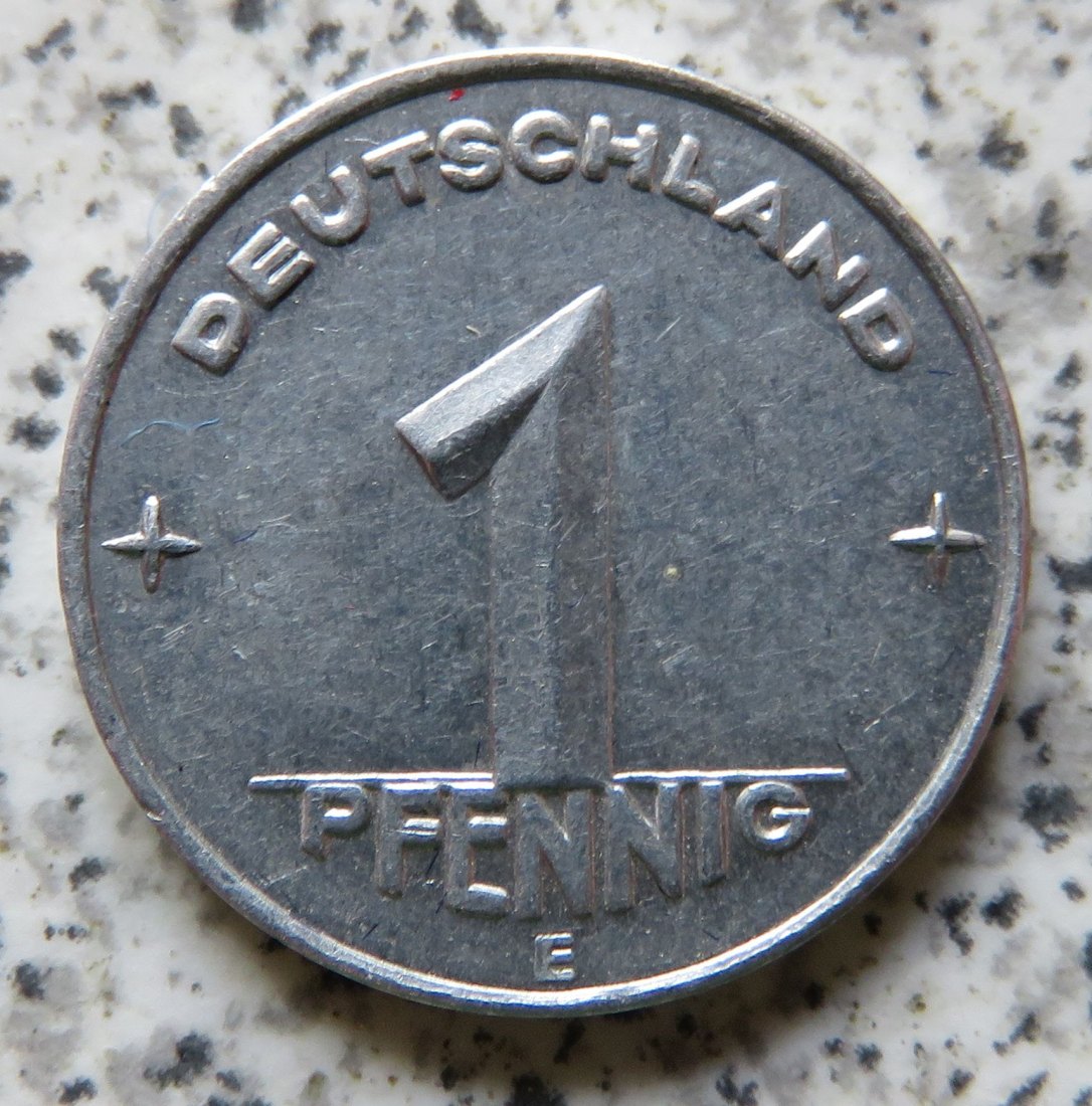  DDR 1 Pfennig 1952 E   