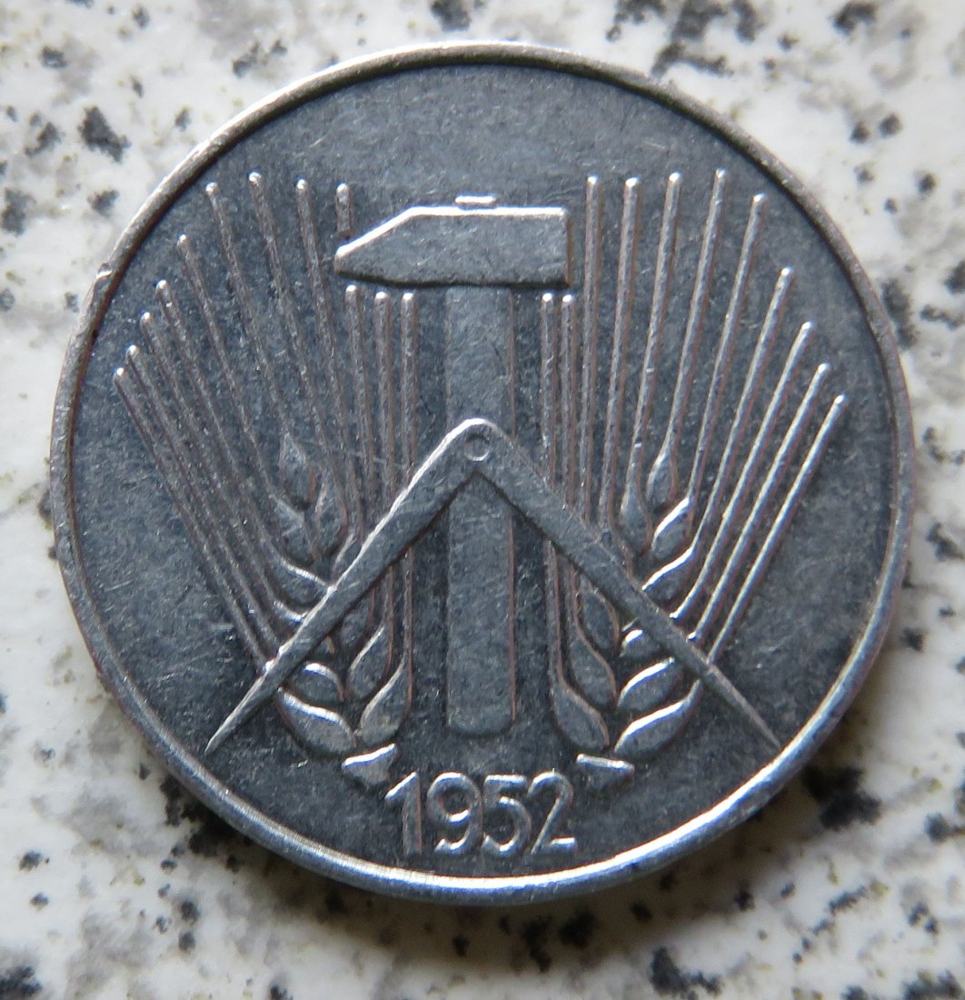  DDR 1 Pfennig 1952 E   