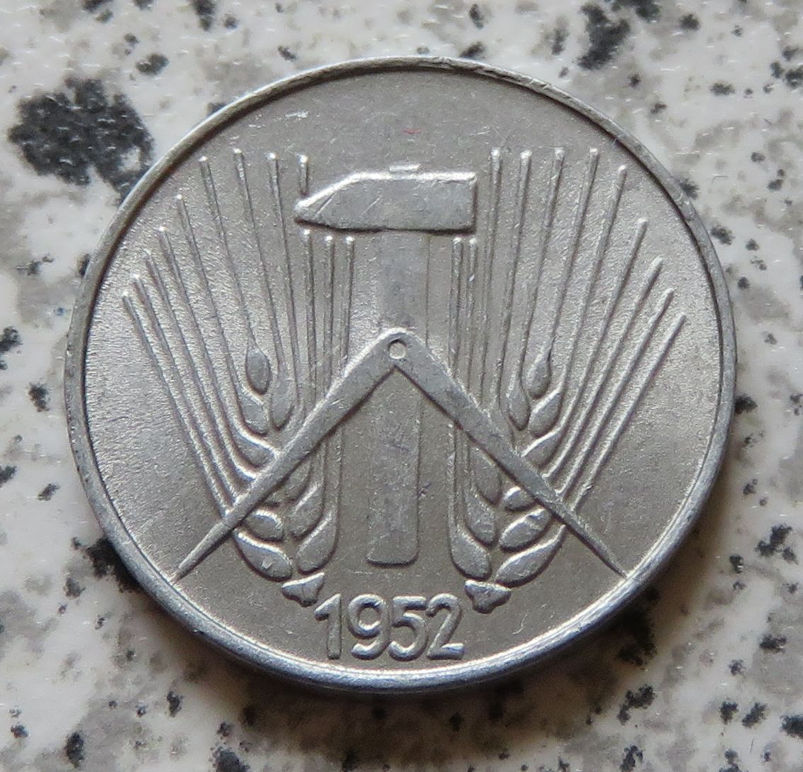  DDR 1 Pfennig 1952 E, besser   