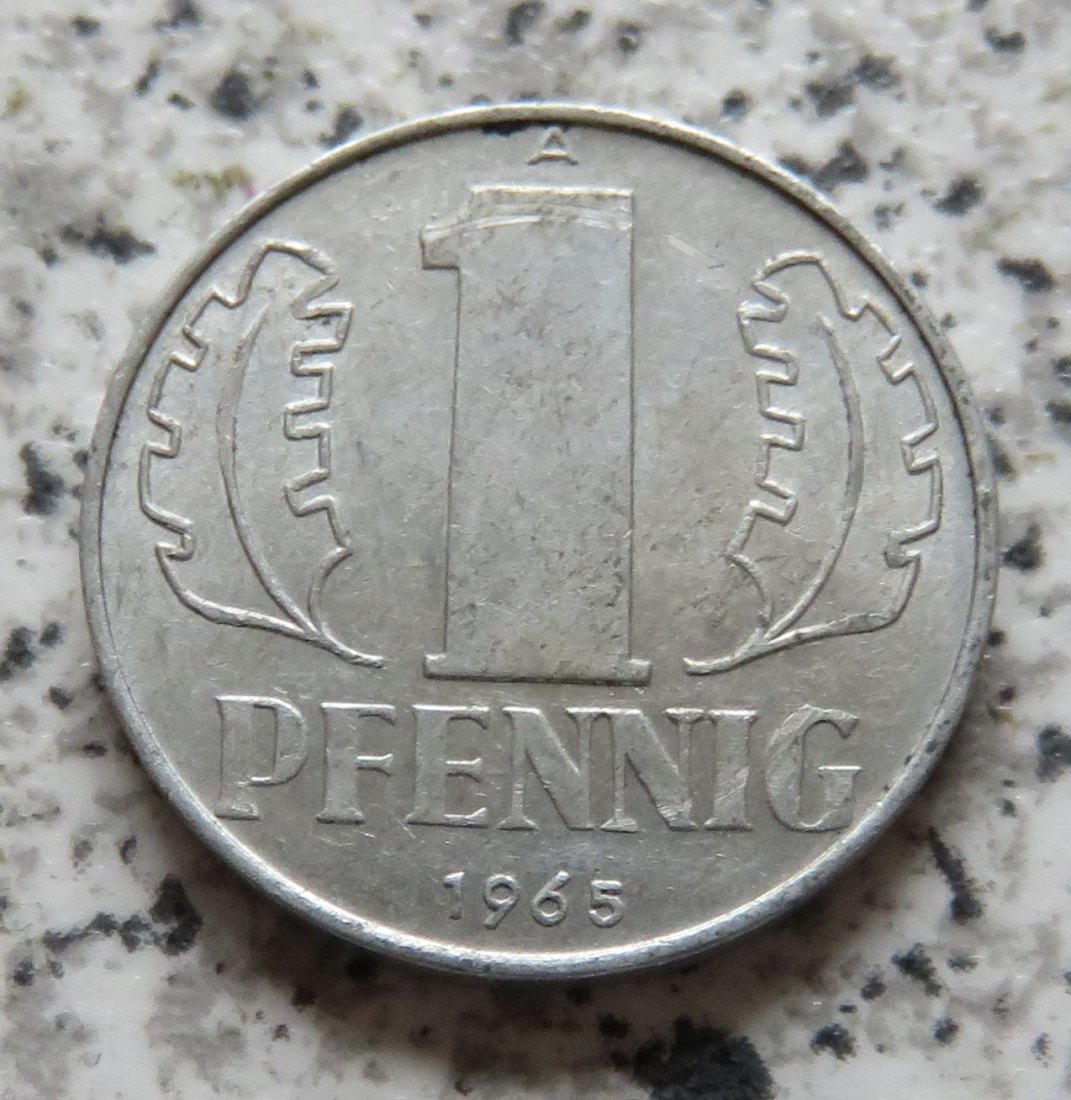  DDR 1 Pfennig 1965 A   