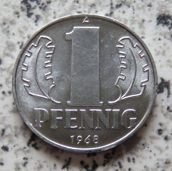  DDR 1 Pfennig 1968 A   