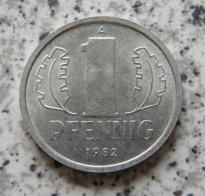  DDR 1 Pfennig 1982, besser   