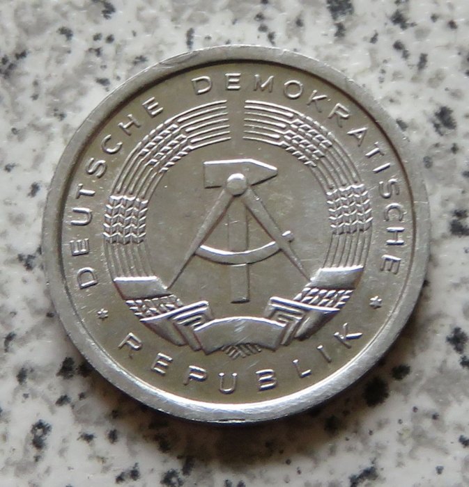  DDR 1 Pfennig 1989, Erhaltung   