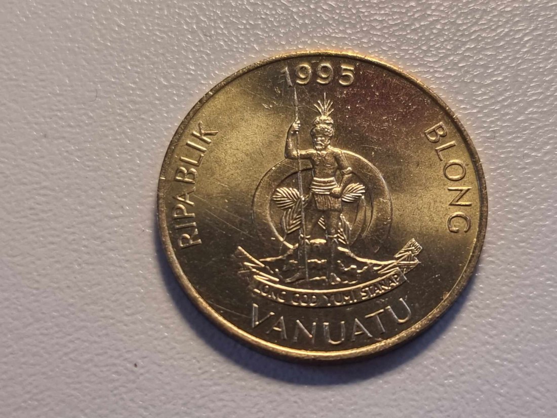  Vanuatu 5 Vatu 1995 STG   