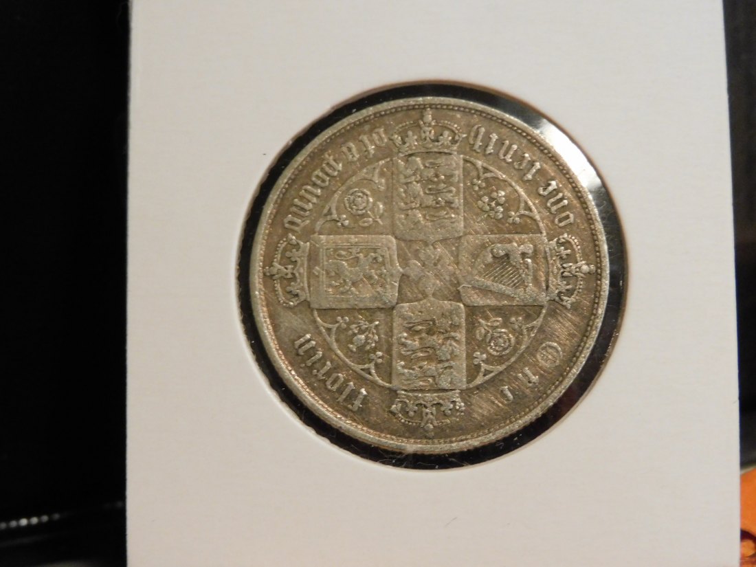  GREAT BRITAIN 1 FLORIN 1855.GRADE-PLEASE SEE PHOTOS.   