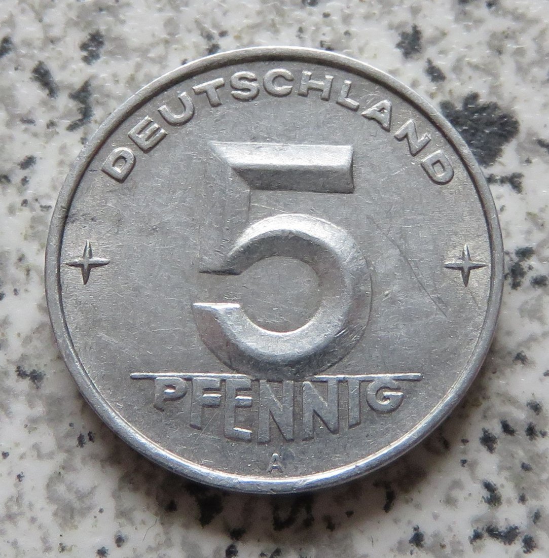  DDR 5 Pfennig 1952 A   