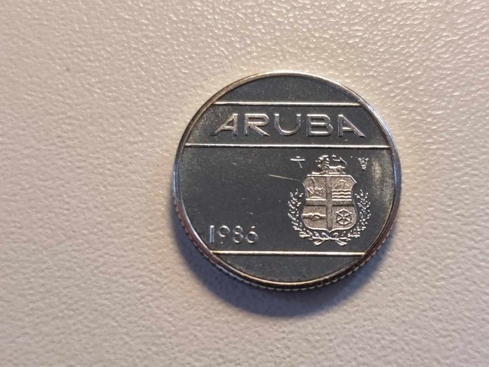  Aruba 10 Cent 1986 STG   