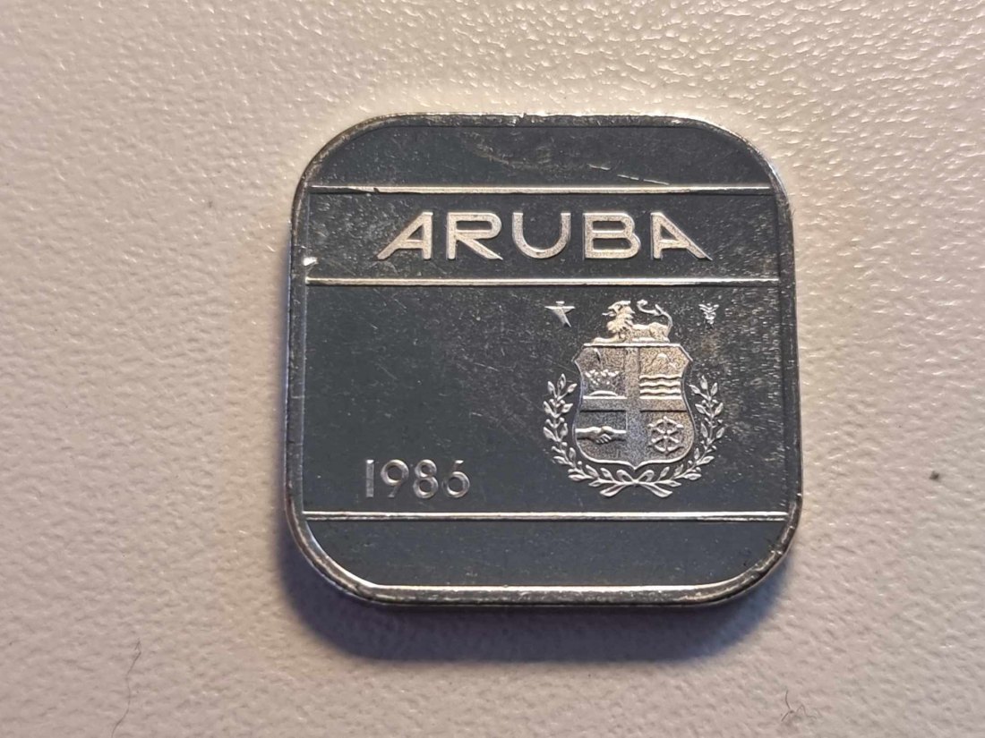  Aruba 50 Cent 1986 STG   