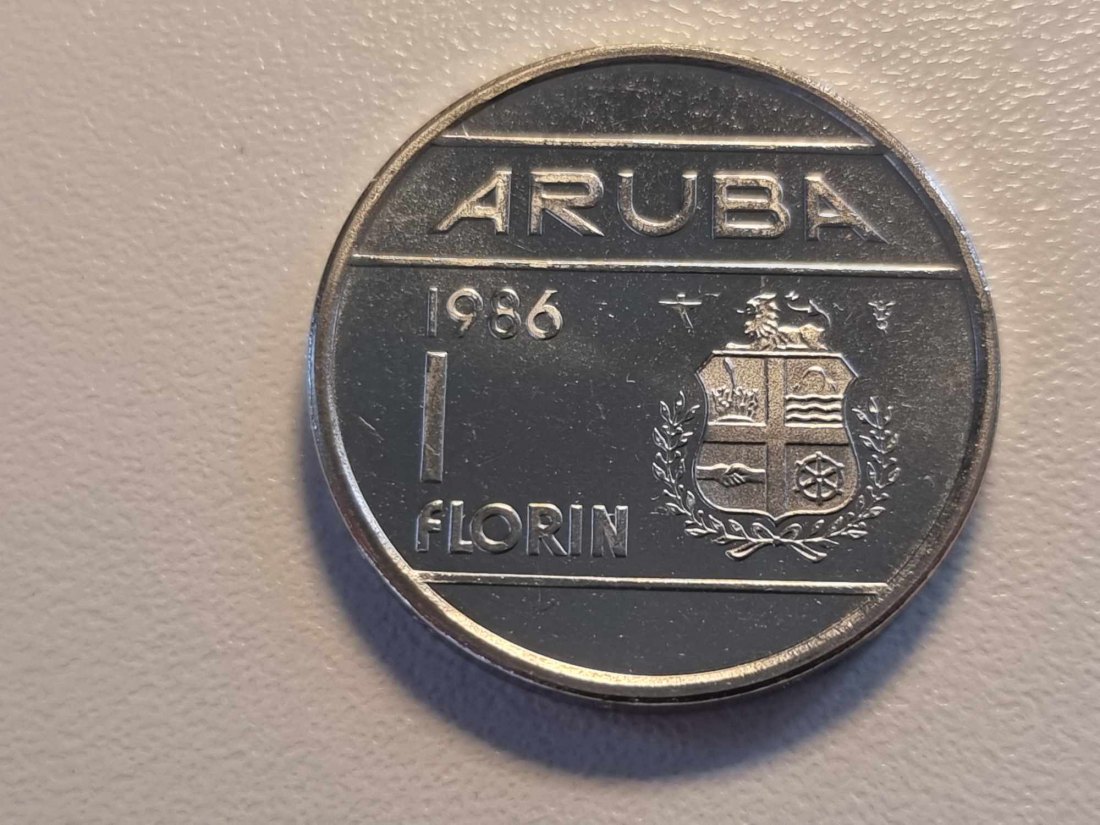  Aruba 1 Florin 1986 STG   