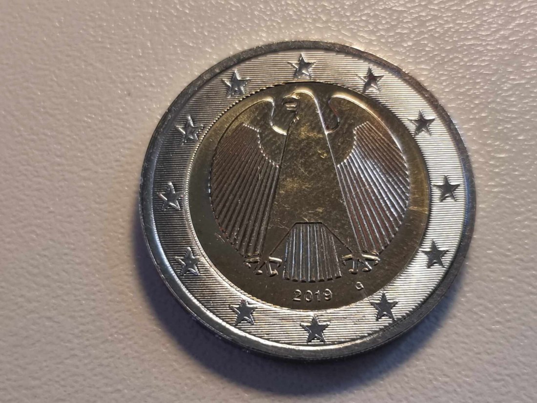  Deutschland 2 Euro 2019 G STG   