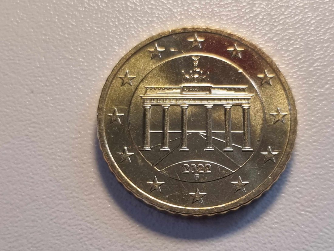  Deutschland 50 Cent 2022 F STG   