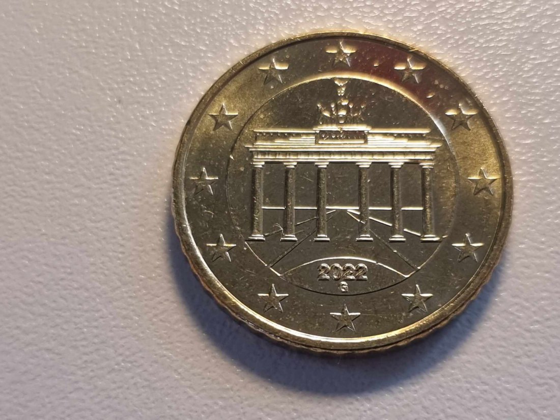  Deutschland 50 Cent 2022 G STG   