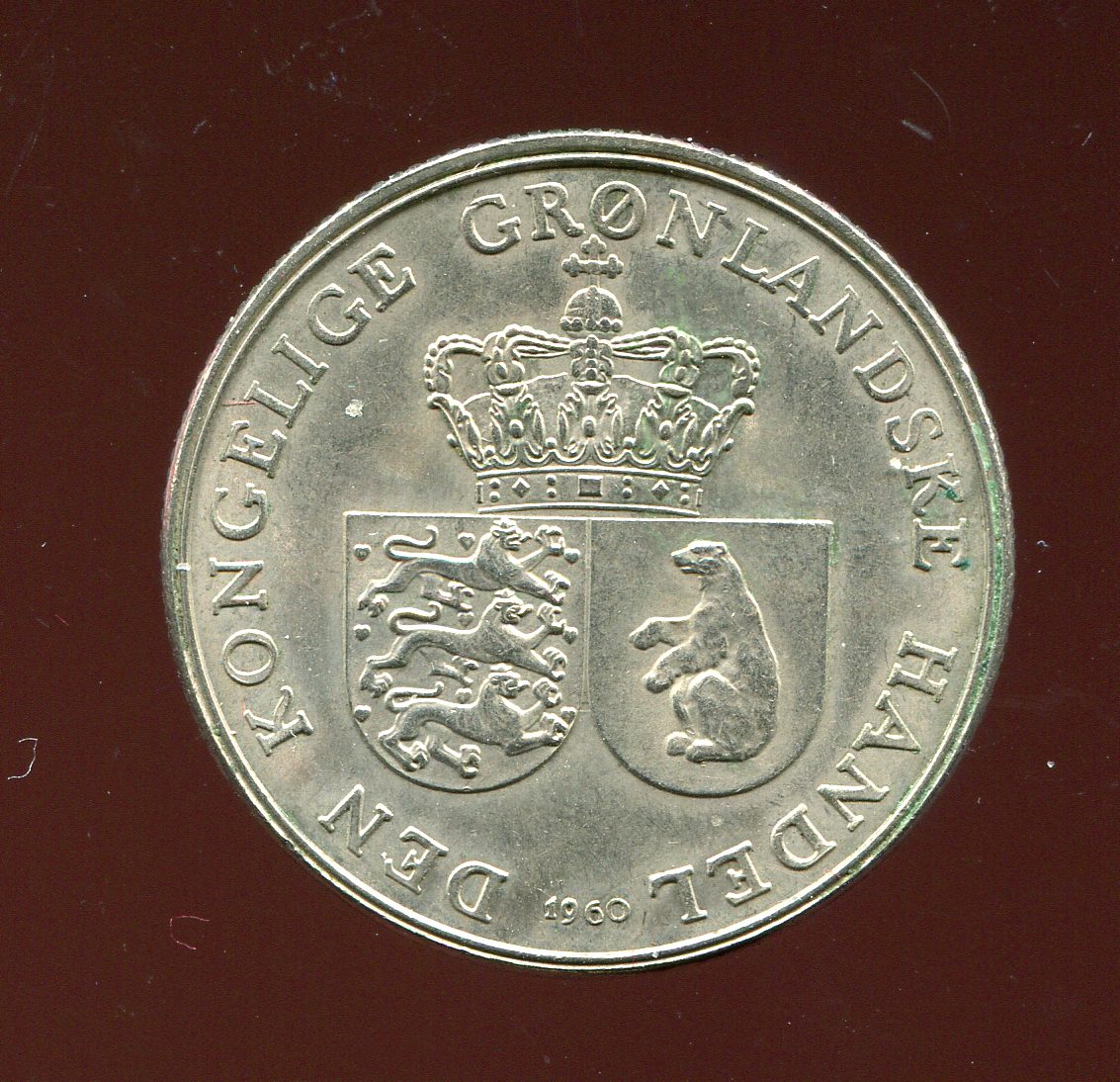  Grönland 1 Krone von 1960   