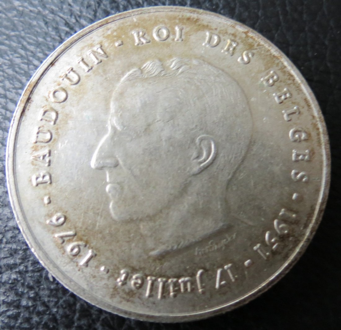  Belgien 250 Francs, 1976, 835er Silber 25 Gramm, französischer Texr   