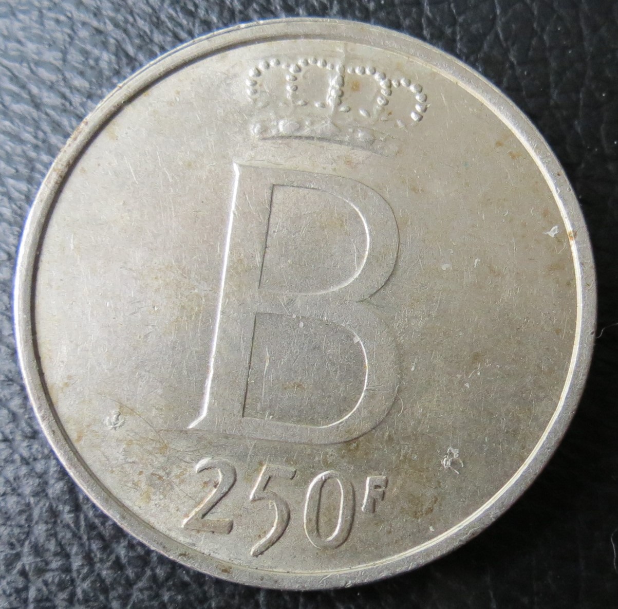  Belgien 250 Francs, 1976, 835er Silber 25 Gramm, französischer Texr   