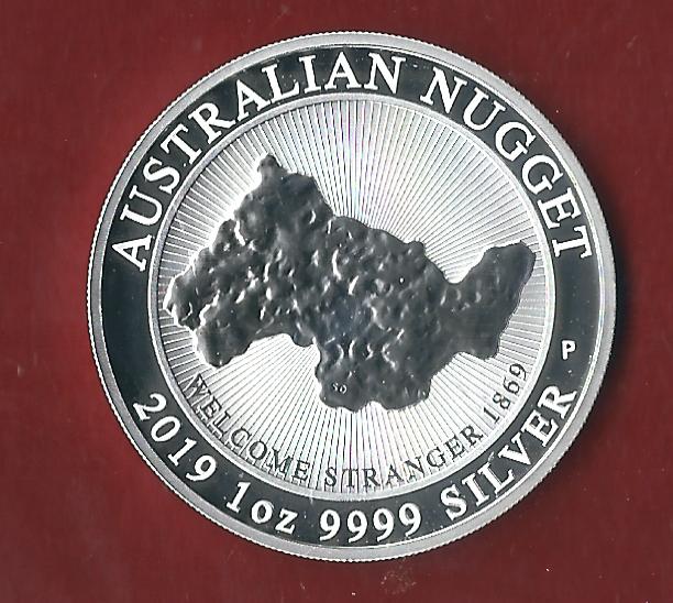  1 D. Australien Nugget 2019 ST in oK Koblenzer Münzen Studio Koblenz Frank Maurer AH624   