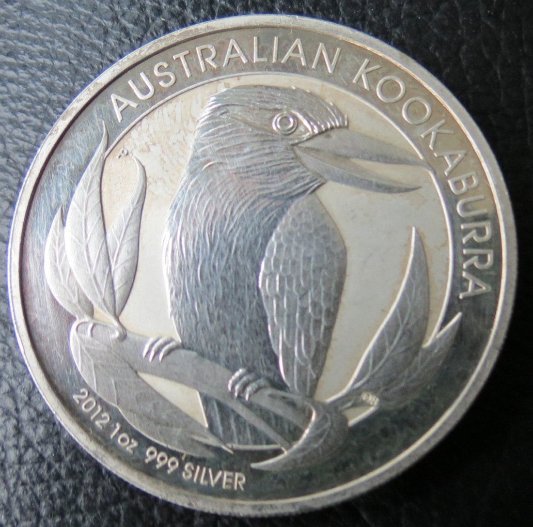  Australien 1 Unze Silber 2012; Kookaburra; von der Perth Mint   