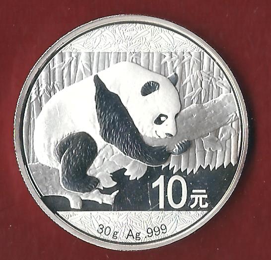  China 1 Oz China Panda 2016 ST in oK Koblenzer Münzen Studio Koblenz Frank Maurer AH632   