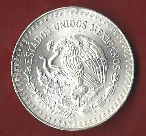  Mexico 1 OZ AG 1985 St Fehler rar ohne Kapsel. Koblenzer Münzen Studio Koblenz Frank Maurer AH643   