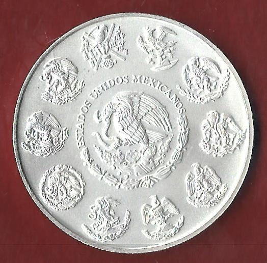  Mexiko 1 OZ AG Siegesgöttin 2011 m.Kapsel Koblenzer Münzen Studio Koblenz Frank Maurer AH657   