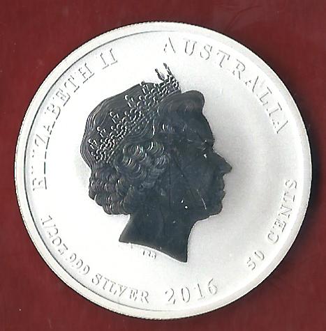  Australien 50 cent Affen 1/2 OZ  AGKoblenzer Münzen Studio Koblenz Frank Maurer AH663   