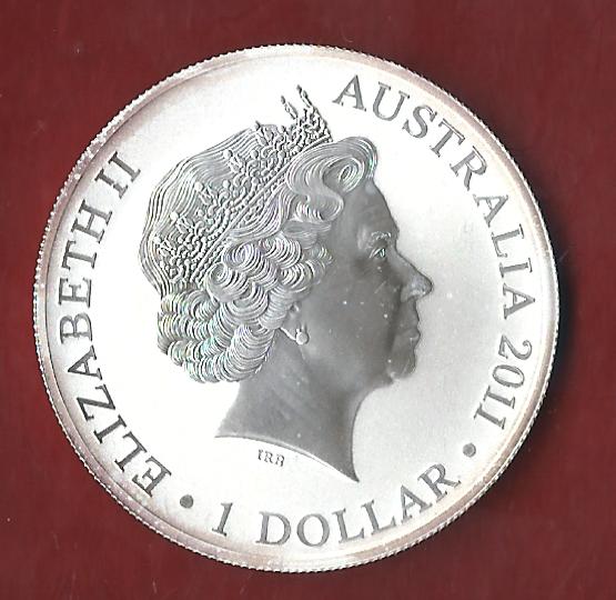  Australien 1 D. 1 OZ Känguruh 2011  AGKoblenzer Münzen Studio Koblenz Frank Maurer AH665   