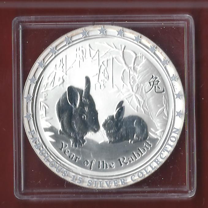  Australien 1 OZ Hase 2011  AG Koblenzer Münzen Studio Koblenz Frank Maurer AH668   